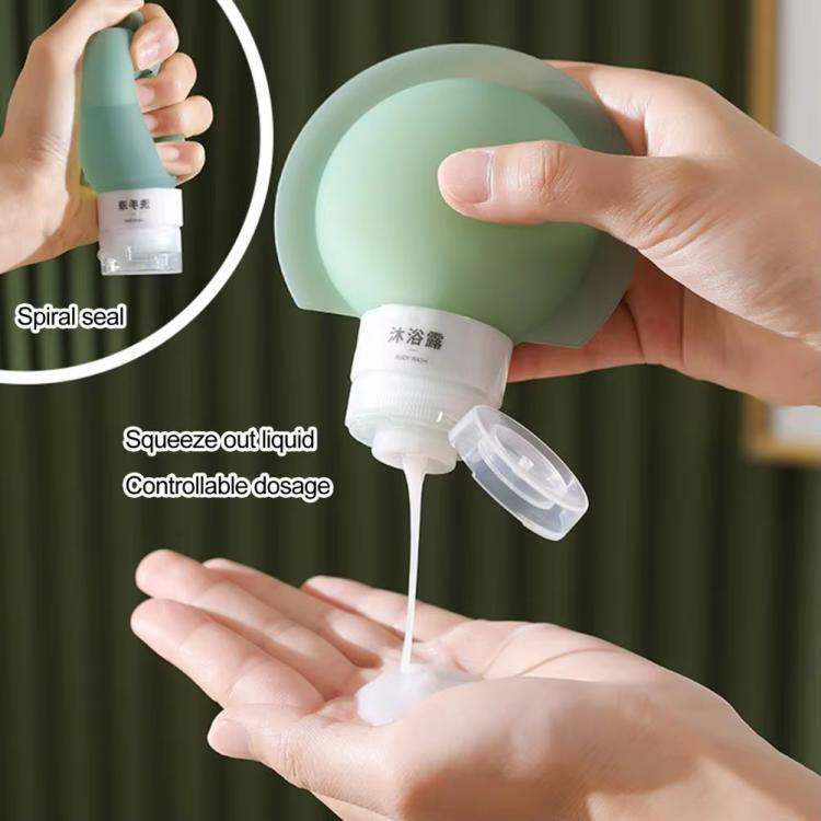 Silicone Bottle Lotion Container Squeeze Refillable Travelling Cream Shampoo Container