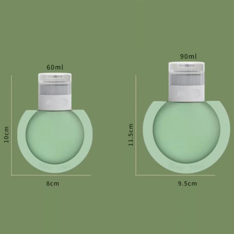 Silicone Bottle Lotion Container Squeeze Refillable Travelling Cream Shampoo Container