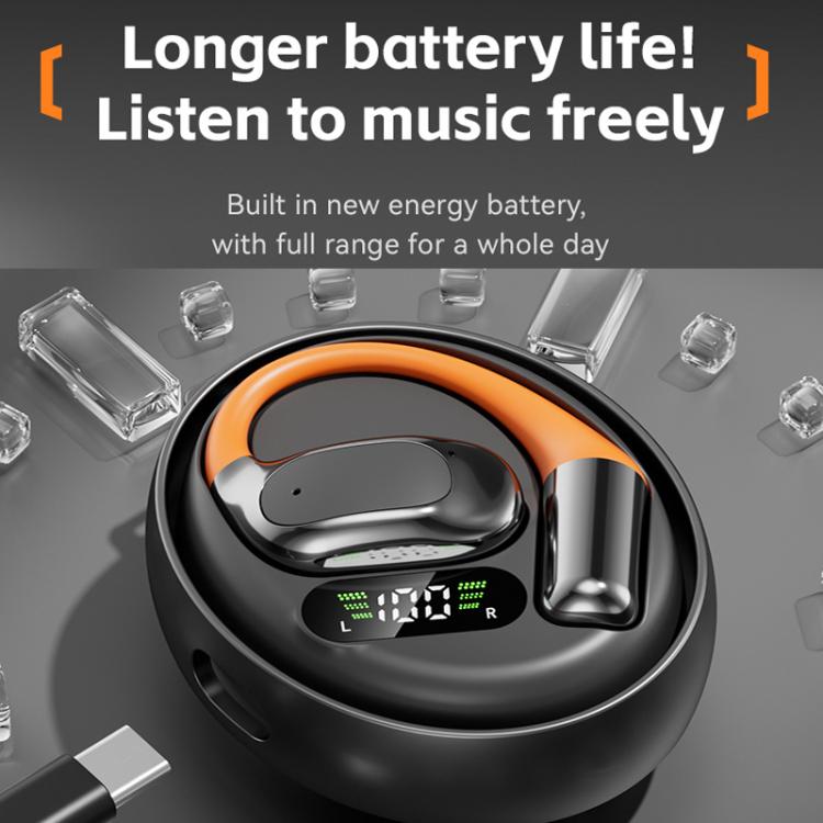 M113 AI Translation Bluetooth Headset Ear-hook Real Time Translation Earbuds 144 Voice Translator