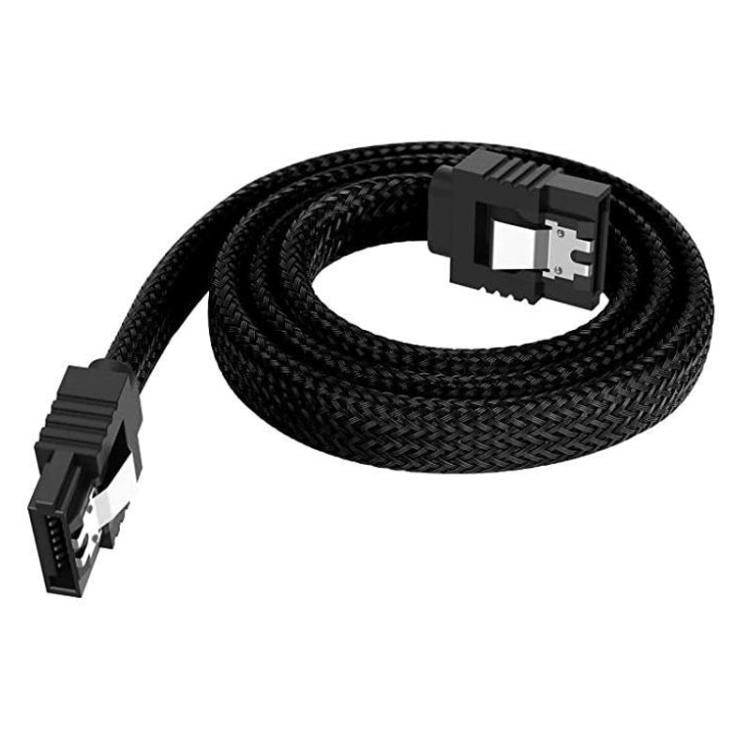 SATA3.0 With Aluminum Foil Shield Braided Cable Body Computer Hard Drive Power Cable