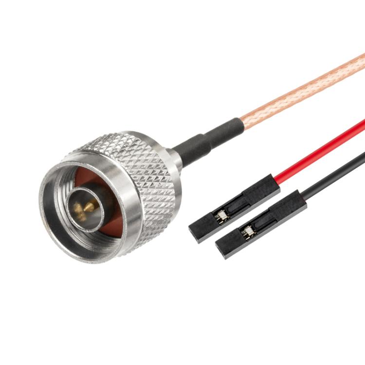 RG316 RF Test Extension Adapter Cable, N Male To Dual DuPont Male, N Male To Dual DuPont Female, N Female To Dual DuPont Male, N Female To Dual DuPont Female