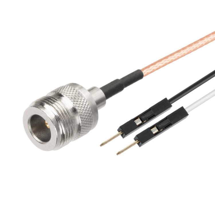 RG316 RF Test Extension Adapter Cable, N Male To Dual DuPont Male, N Male To Dual DuPont Female, N Female To Dual DuPont Male, N Female To Dual DuPont Female