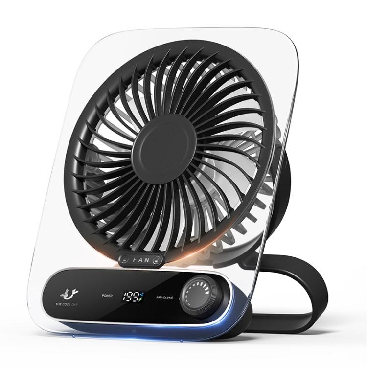 199-speed Desktop wall-mounted Fan With Handle & Light Built-in Aromatherapy Cotton