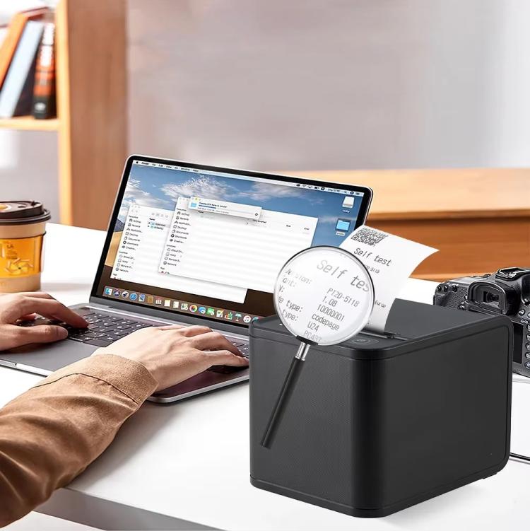 Xprinter XP-80T 80mm QR Code Supermarket Receipt Label Thermal Printer, USB, USB+Lan