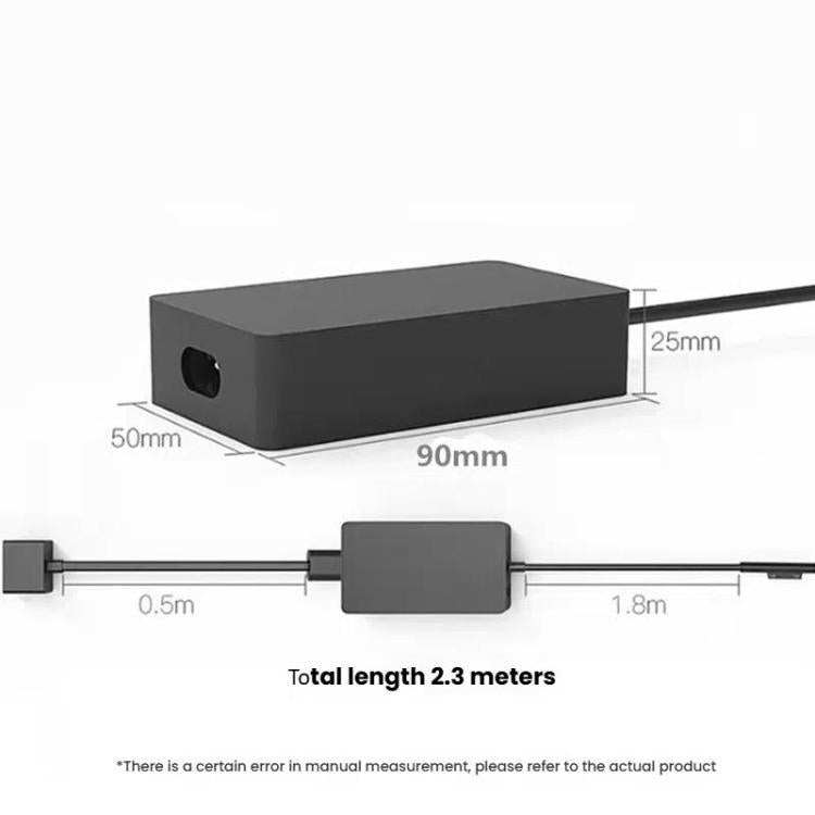 For Microsoft Surface Laptop 65W 15V 4A Fast Charger With 5V 1A  USB-A Port AC Adapter, US Plug, EU Plug, UK Plug, AU Plug