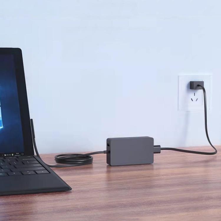 For Microsoft Surface Laptop 65W 15V 4A Fast Charger With 5V 1A  USB-A Port AC Adapter, US Plug, EU Plug, UK Plug, AU Plug