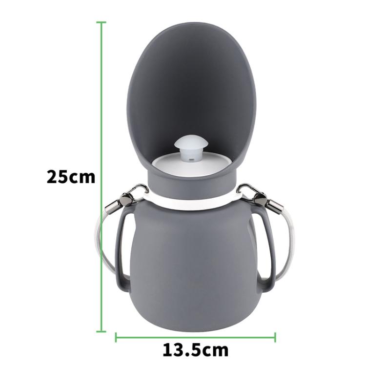 Convenient Collapsible Pet Water Bottle Outdoor Dog Walking Drinking Waterer Mug, 800ml