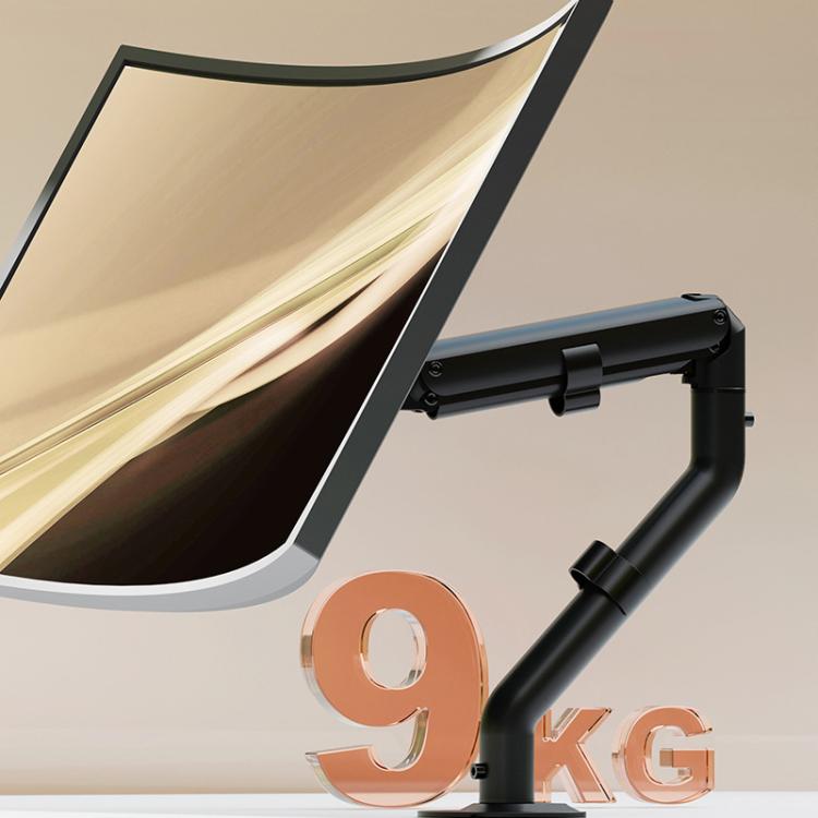 For 15-32 Inch Monitor Bracket Adjustable Gas Spring Computer Screen Desk Mount Stand, Arm Black, Arm White