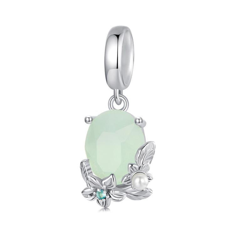 S925 Sterling Silver Pearl Flower Pendant