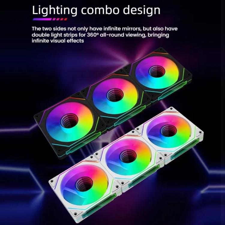 Prism 4RRO Computer Case Fan 12cm ARGB Sync PWM Quiet Cooling Fan