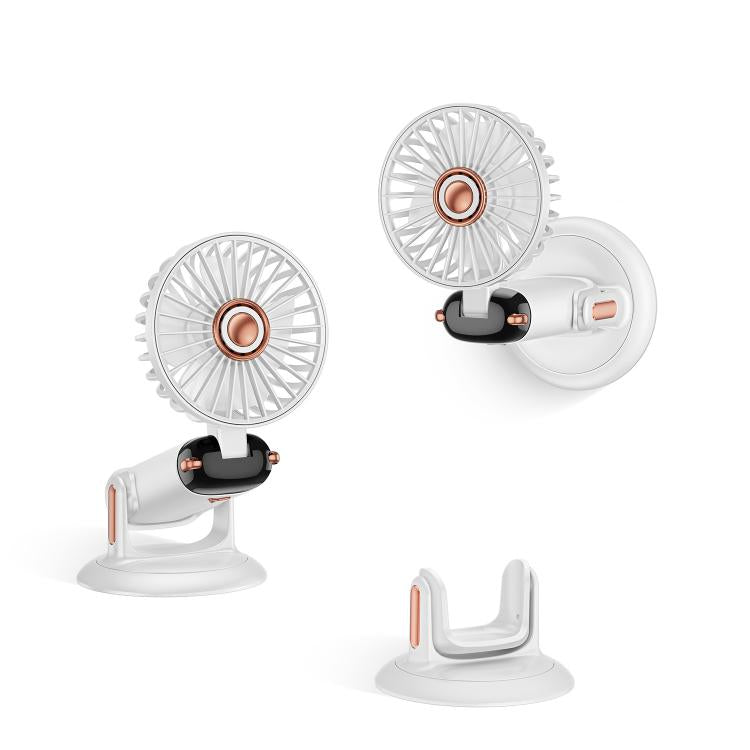 360-Degree Rotation Foldable Handheld Desk Fan Wall Mounted Rechargeable Portable Mini Fan