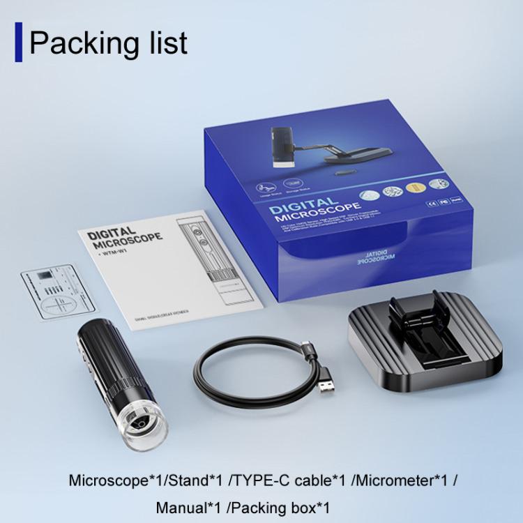 Portable 200W Pixel 1000X HD Wireless Digital Microscope