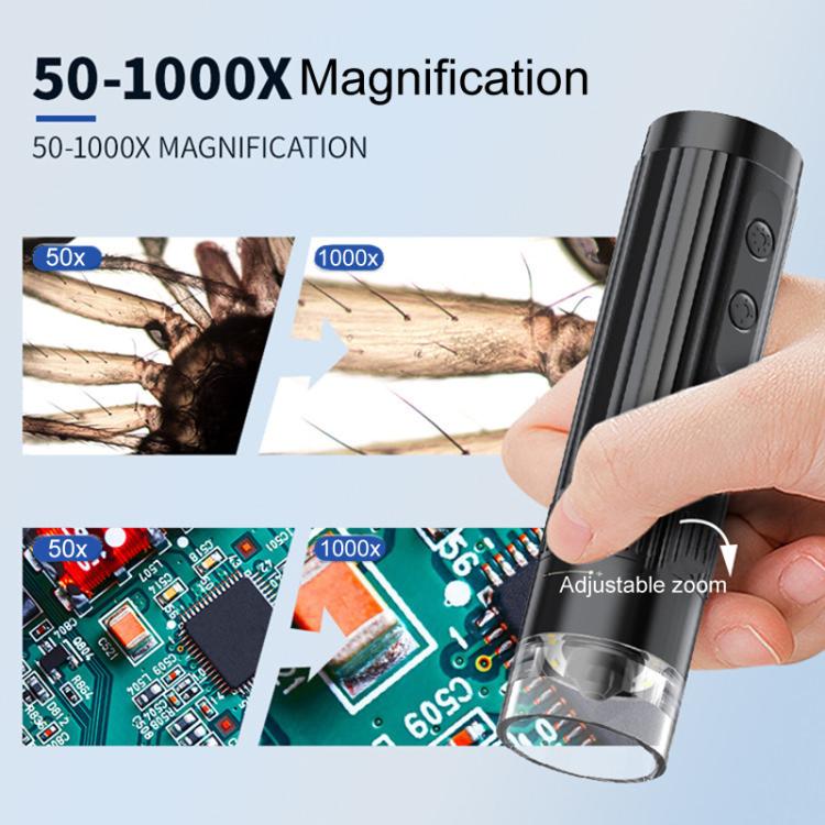 Portable 200W Pixel 1000X HD Wireless Digital Microscope