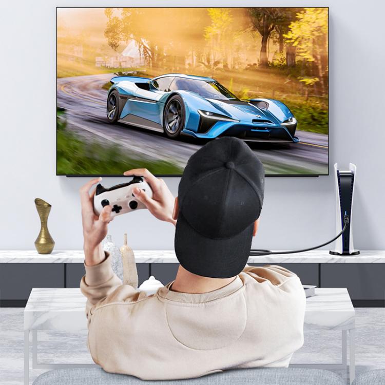 DTECH DT-HF8005 8K 60Hz HDMI 2.1 Fiber Optic Cable Dolby Atmos, EARC For PS5, Xbox, Home Theater, Gaming Monitor