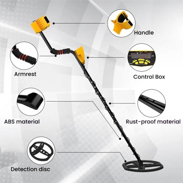 Goint MD6350 Handheld Underground Metal Detector Outdoor Archaeology Waterproof Treasure Hunting Detector