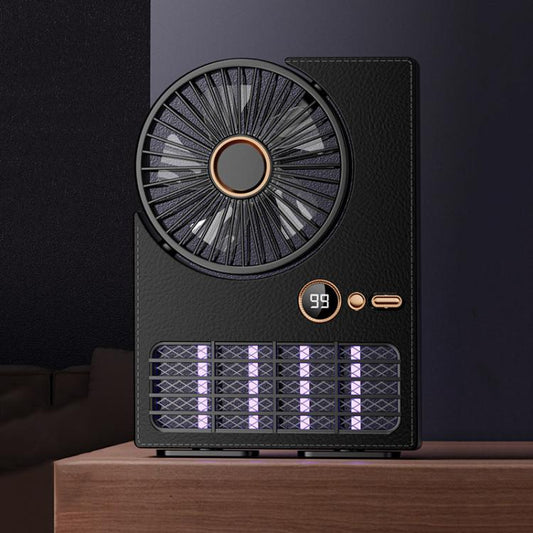 2-in-1 Household Electric Fan Mosquito Killer Lamp LED Digita lDesktop Fan