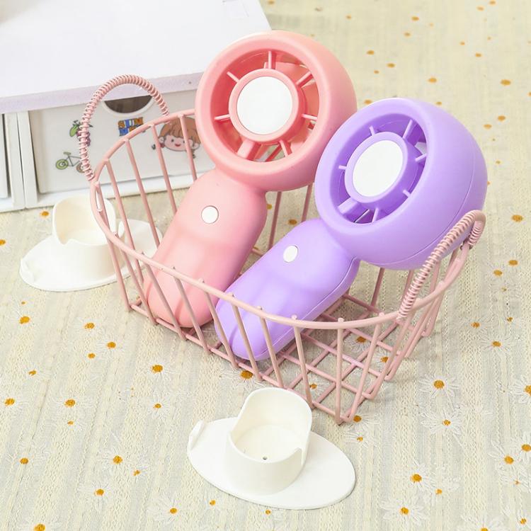 Handheld Rechargeable Fan Outdoor Camping Cooling Fan With Phone Holder Base