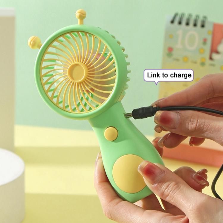 Cute Small Snail Handheld USB Rechargeable Fan Portable Mini Compact Pocket Fan