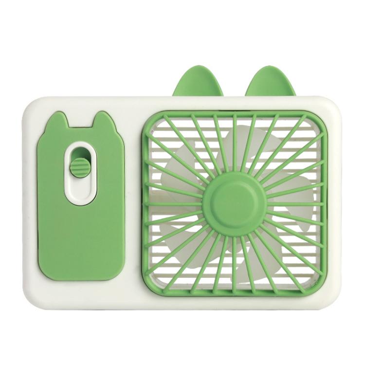 Cute Cartoon Kitten Camera Handheld Large Wind Rechargeable Fan With Stand Desktop Fan