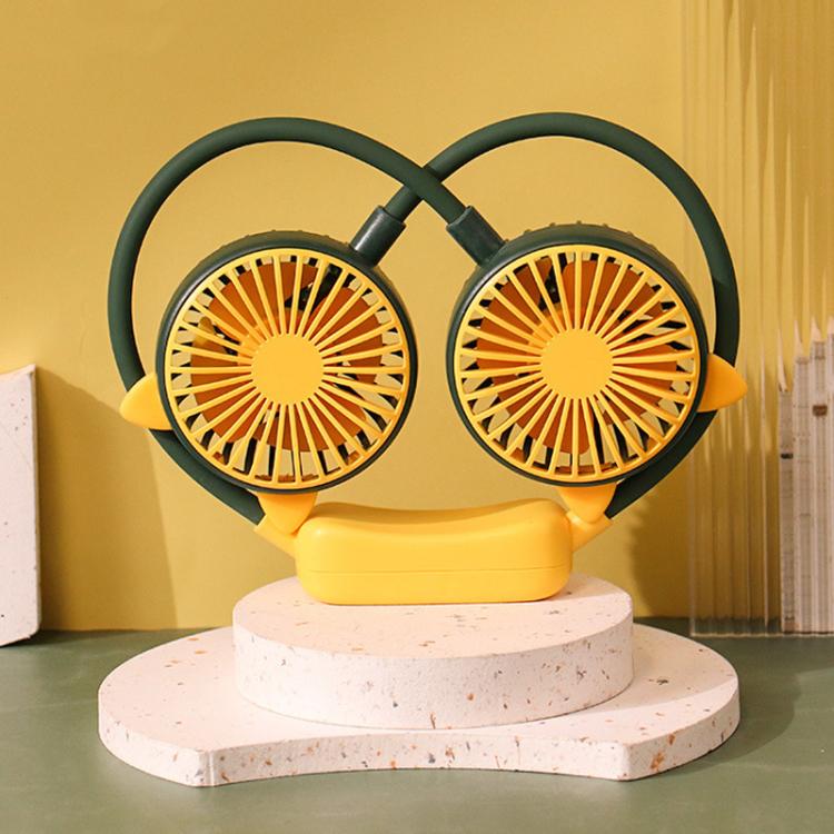 Outdoor Folding Mini Neck Fan Portable USB Rechargeable Summer Gift Fan