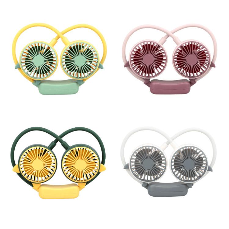 Outdoor Folding Mini Neck Fan Portable USB Rechargeable Summer Gift Fan