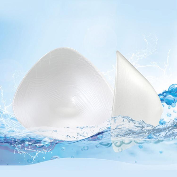 Triangle-Shaped Post-Surgical Spa Silicone Prosthetic Breasts Swimming Breasts Sports Swimwear Bra Pads, XS, S, M, L, XL, XXL, XXXL