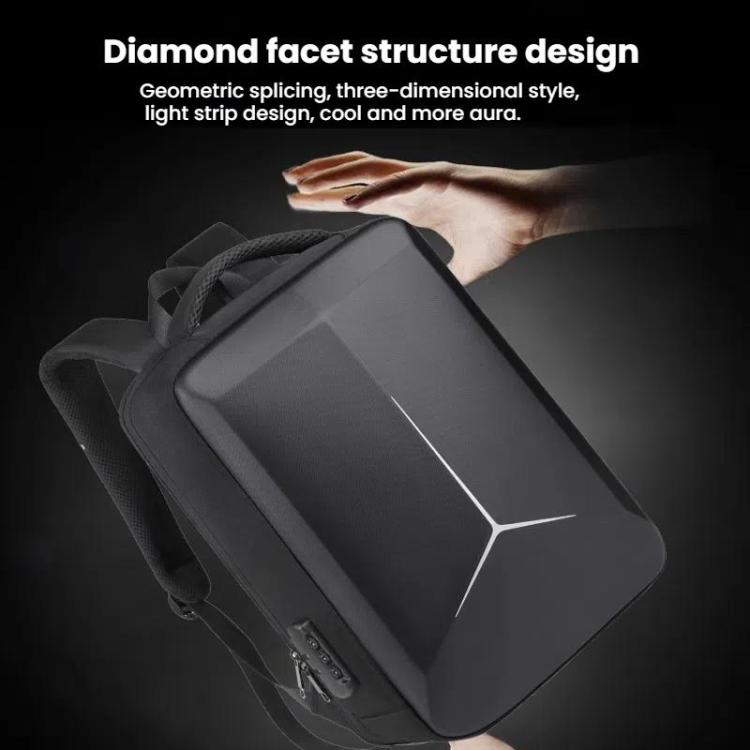 17.3-18 Inch Hard Shell Laptop Backpack with USB+Type-C Charging Ports Unisex Anti-Theft  Business Travel Bag