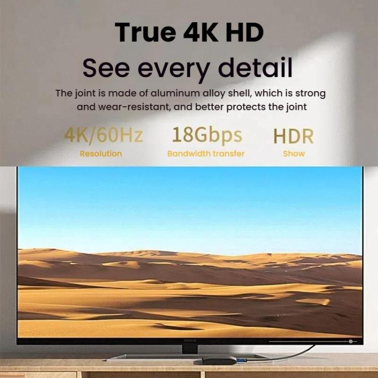 VegGieg V2.0 4K60Hz TV Set-Top Box Computer Monitor Projection HDMI Video Connection Cable