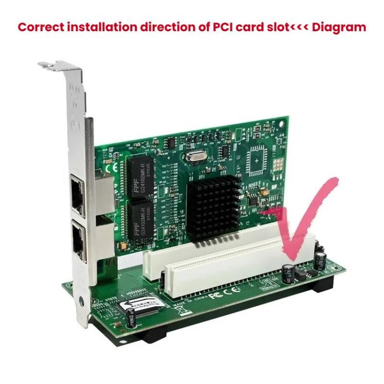 SUNWEIT ST46 PCIe X1 To 2-PCI Card Slot ASM1083 Bridge Card No Drive Plug and Play