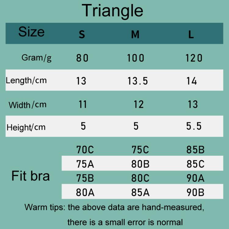 Postoperative Natural Latex Prosthetic Breasts Silicone Pellets Ultra-Light Breathable Anti-Bacterial Breast Implants, S, M, L