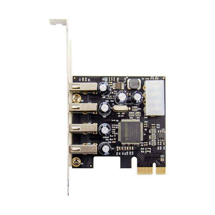 SUNWEIT ST623 PCIe x1 MCS9990 4 Ports USB2.0 Industrial Computer High Speed Expansion Card