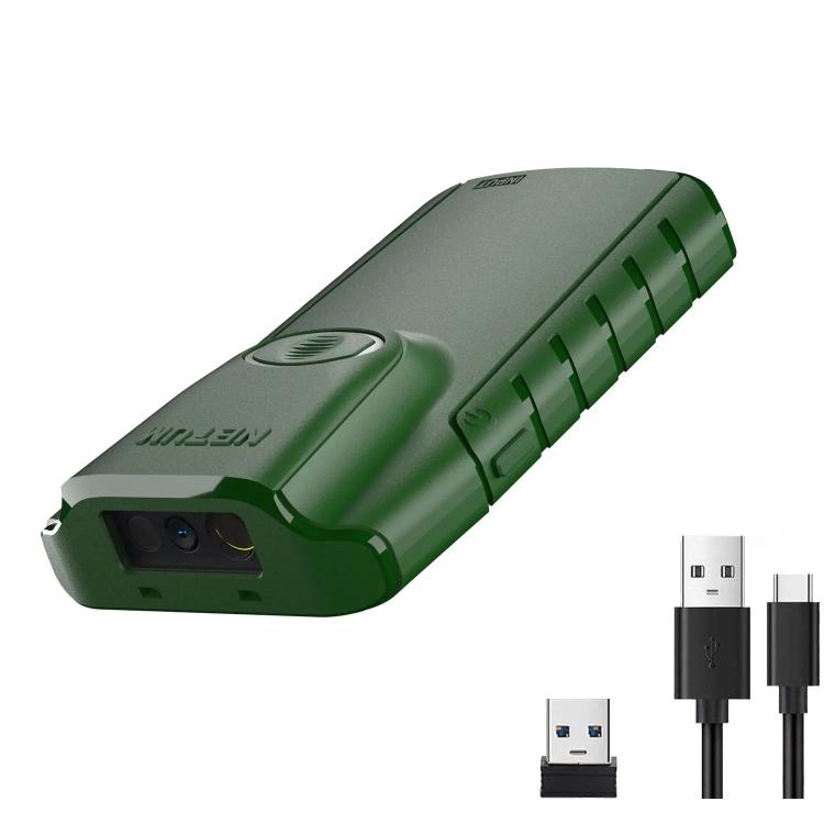 Cell Phone Back Clip Portable 1D Code Wireless Bluetooth Scanner