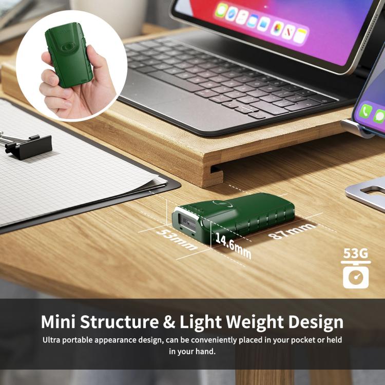 Cell Phone Back Clip Portable 1D Code Wireless Bluetooth Scanner