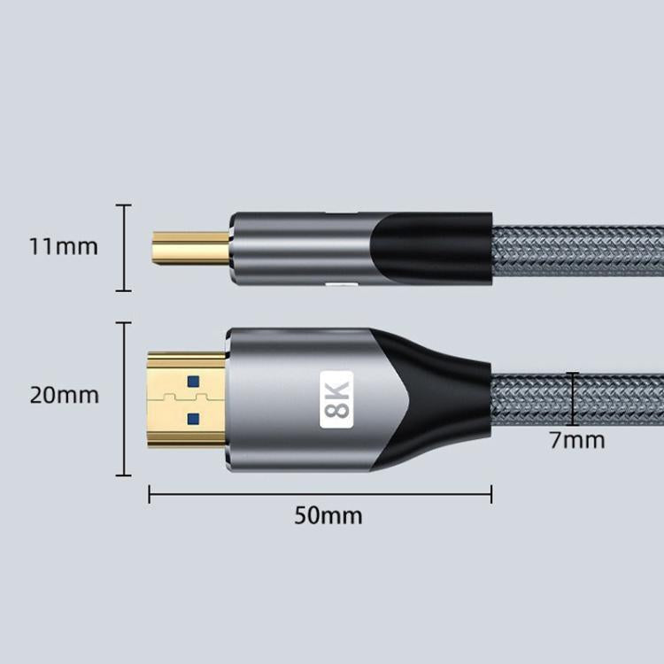 VegGieg W-H4 8K HDMI 2.1 Cable TV Set-Top Box Computer Connection Monitor Projector Video HD Cable