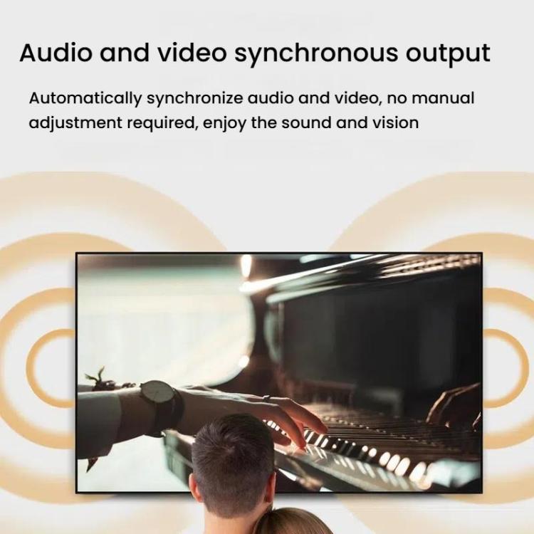 VegGieg V-H301 HDMI 2.0 HD Cable 4K 60Hz TV Set-Top Box Computer Monitor Projection Video Cable