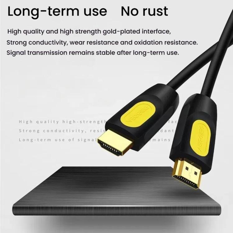 VegGieg HHI HDMI 2.0 HD Cable 4K 60Hz Television Computer Monitor Projector Video Connection Cable