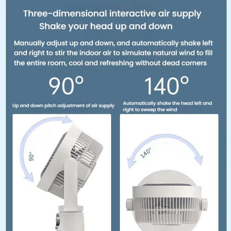 Air Circulation Fan Turbo Light Convection Standing Fan Remote Control Timer Floor Fan