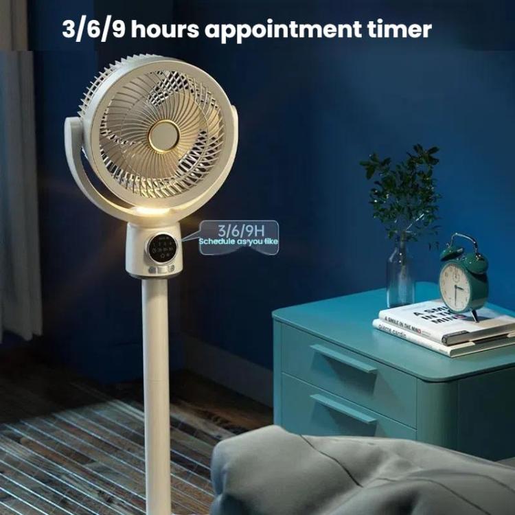 Air Circulation Fan Turbo Light Convection Standing Fan Remote Control Timer Floor Fan
