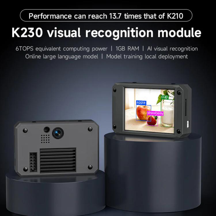 Yahboom K230 Vision Module With 2.4-Inch HD Touch Screen 32G TF Card