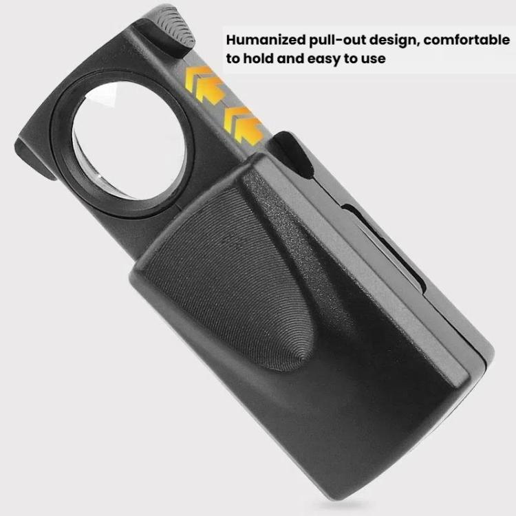 30X Jewelry Mirror Drawer-Style Telescopic Magnifying Glass With LED Lighting