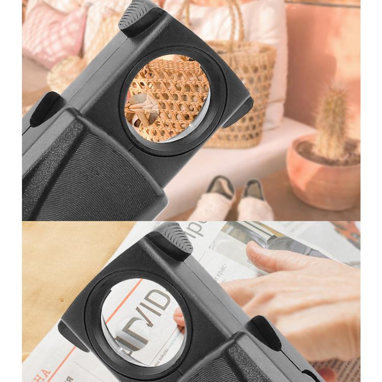 30X Jewelry Mirror Drawer-Style Telescopic Magnifying Glass With LED Lighting