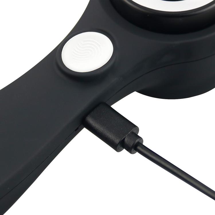 Alloy Handheld 60x USB Charging Touch Switch LED Light Optical Glass Magnifier