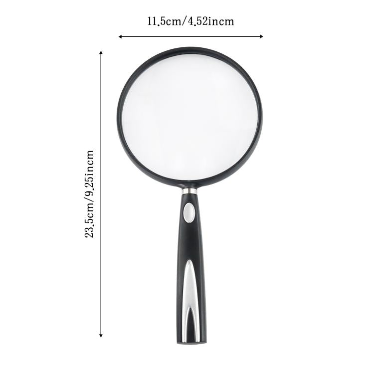 110mm 2/4X Handheld Magnifying Glass HD Reading Acrylic Lens Magnifying Glass