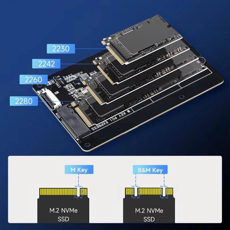 Yahboom PCIe To M.2 Adapter Expansion Board For Raspberry Pi 5 NVMe Expansion Board, Separate Board, Board + 256G SSD