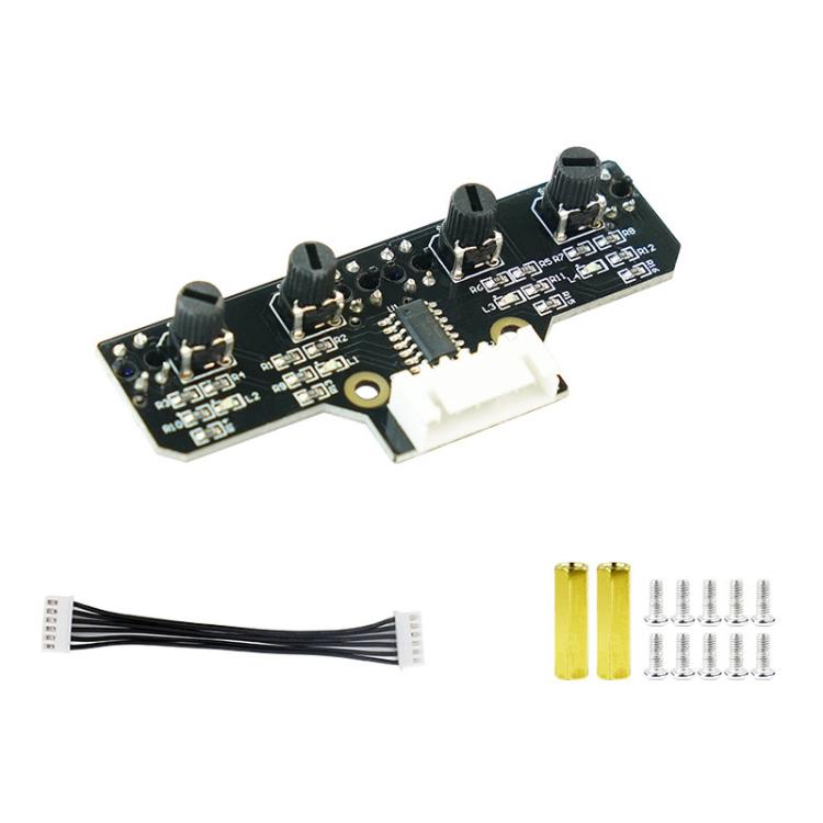 Yahboom 4 Channel Infrared Tracking Sensor Module For Smart Car Robot