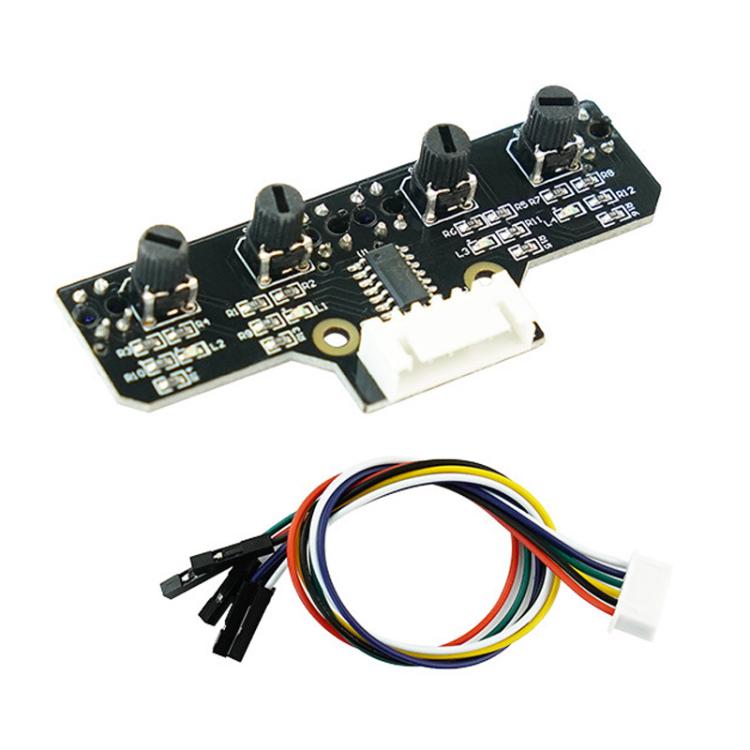 Yahboom 4 Channel Infrared Tracking Sensor Module For Smart Car Robot