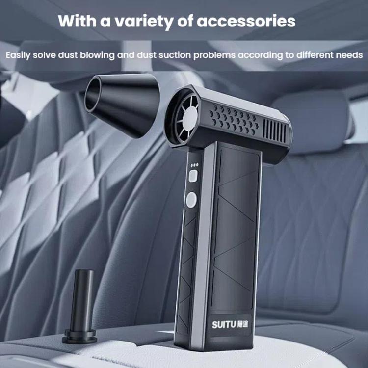 SUITU ST-8113 Outdoor Turbine Fan Home Lithium-ion Dust Blower Handheld Hair Dryer
