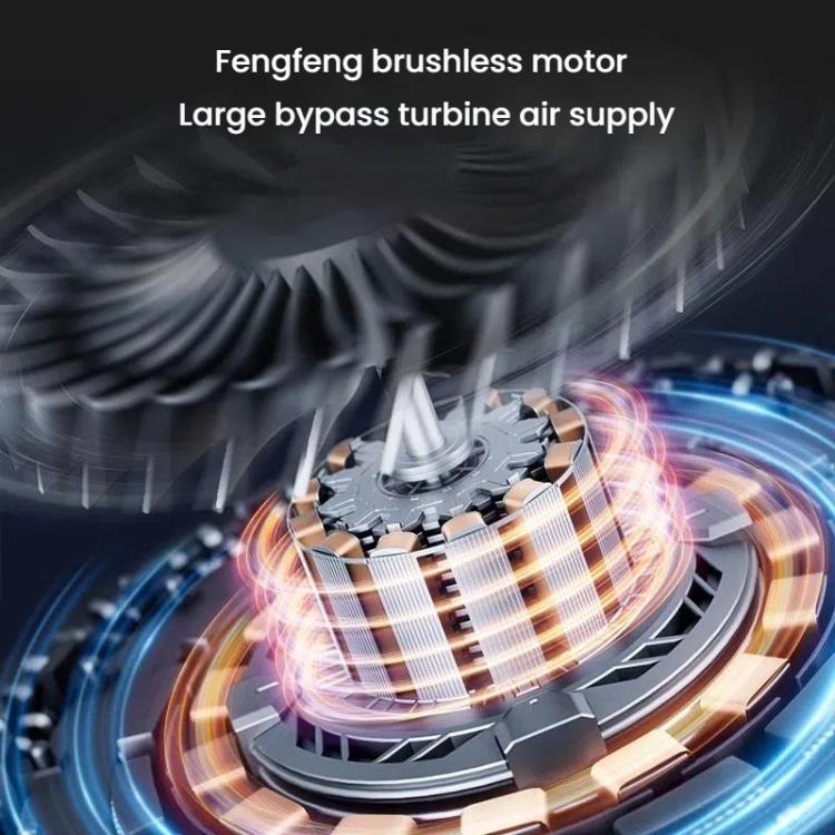 SUITU ST-8113 Outdoor Turbine Fan Home Lithium-ion Dust Blower Handheld Hair Dryer