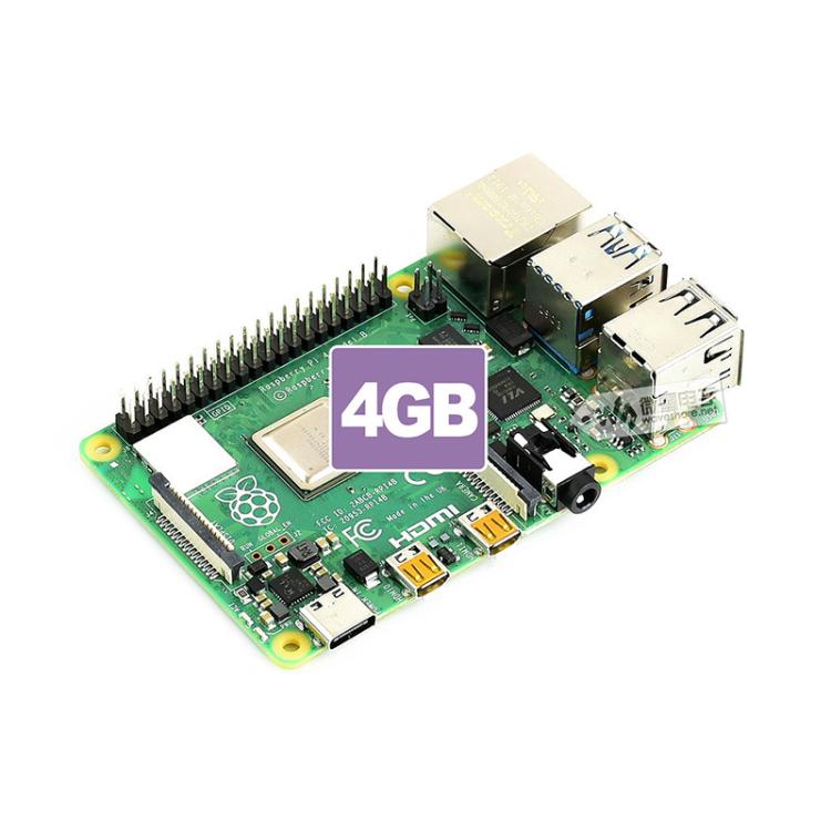 BCM2711B0 64-Bit Quad-Core 4K Dual Mini HDMI For DIY, IoT, Python Development, Waveshare For Raspberry Pi 4 Model B 2GB, Waveshare For Raspberry Pi 4 Model 4GB, Waveshare For Raspberry Pi 4 Model B 8GB