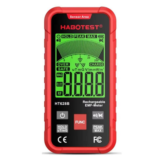 HABOTEST HT628B Multi-Field EMF Meter Rechargeable Electromagnetic Radiation Tester, HT628B